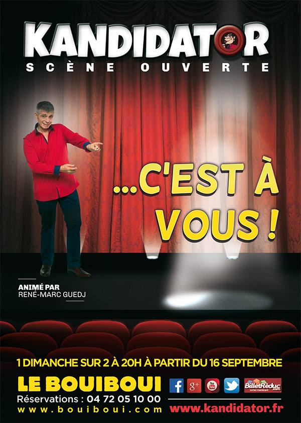 Sélections à Lyon, le 14 Octobre - Boui Boui Café Comique
